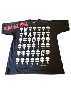 👽🪄1992 Alien Sex Fiend MAGIC PUNK Indus METAL Tee XL USA MADE RARE GPC.🪄👽
